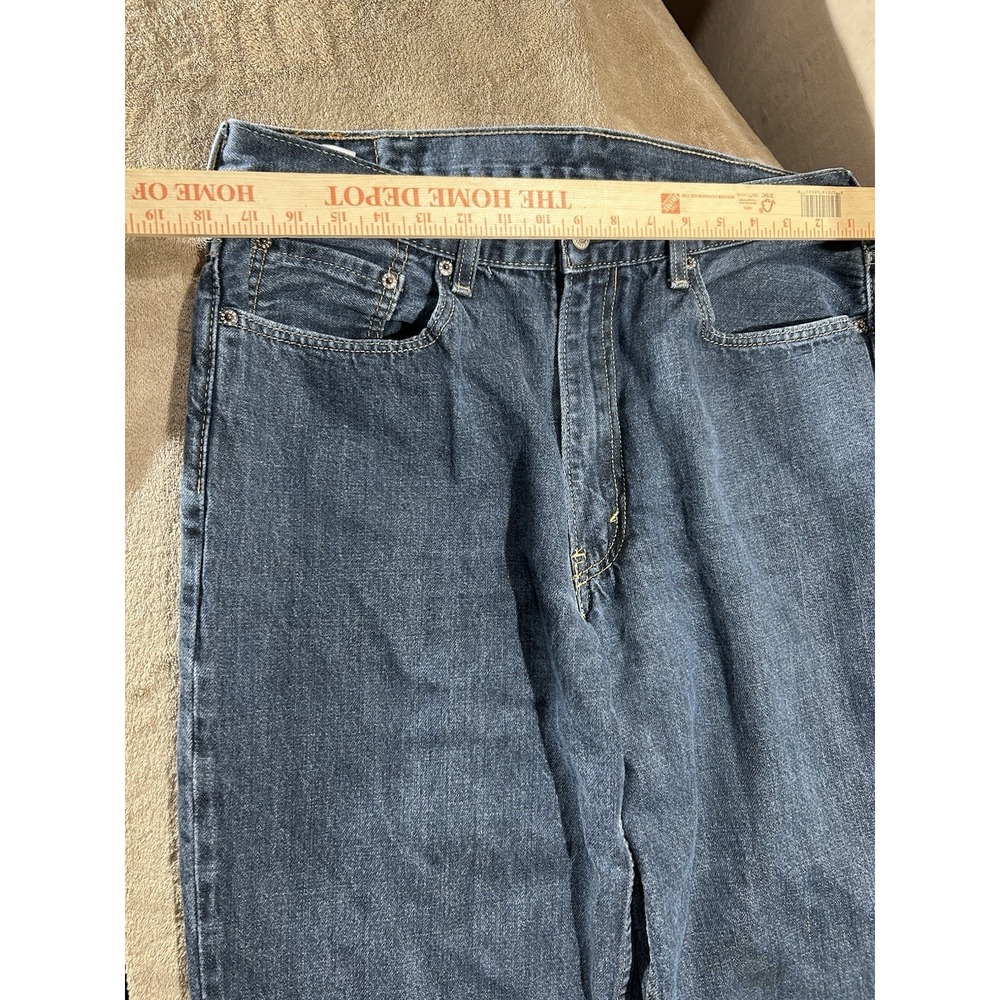 Levi's 550 Jeans Mens 38x32 Relaxed Fit Straight Leg Blue Denim 00550-0032 - Picture 5 of 12